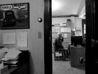 David McCarthy, an Air Force veteran takes his prescribed medication inside an office at the Veterans Transition House in New Bedford, MA.    The Veterans Transition house is non-profit and provides shelter and supportive services to veteran's who are homeless or who are dealing with addiction.  In the last month, two veterans have died from overdoses at the VTH.   PHOTO PETER PEREIRA